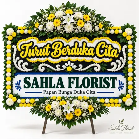 Papan Bunga Duka Kejaksan